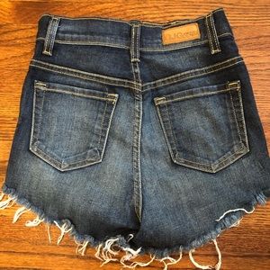 High rise Denim shorts